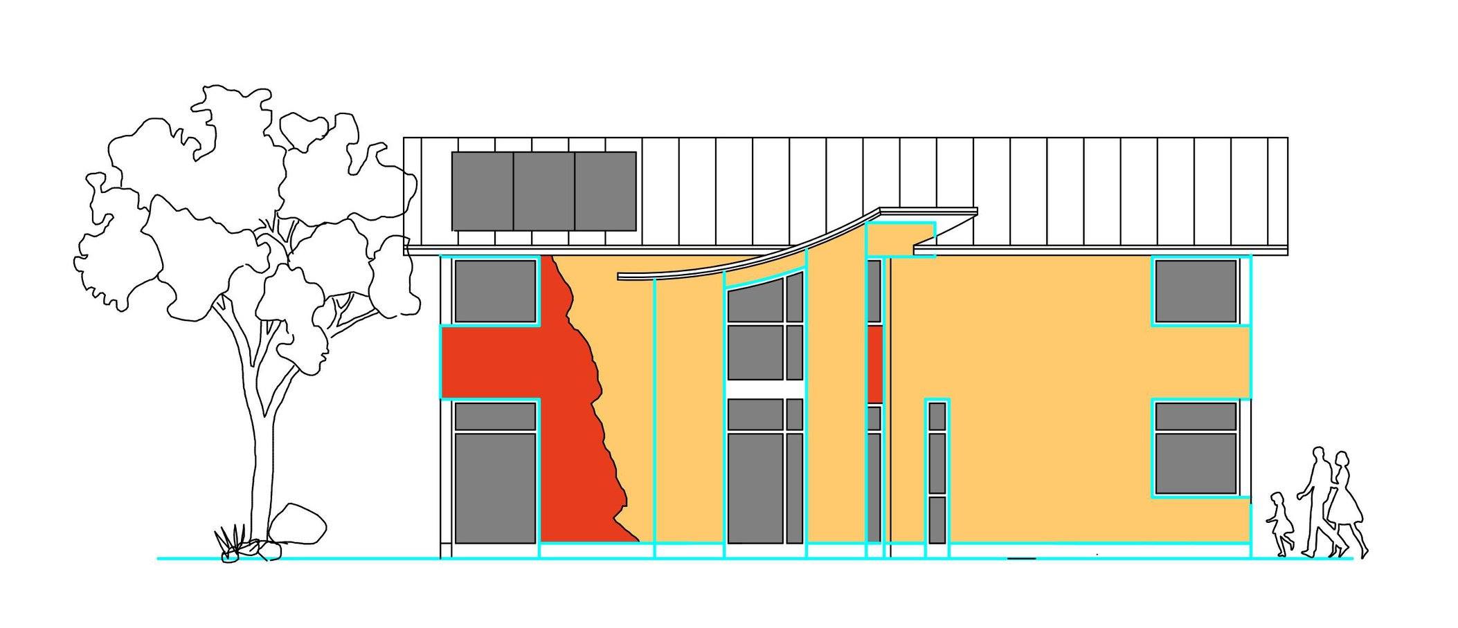 Modernes Wohnhaus